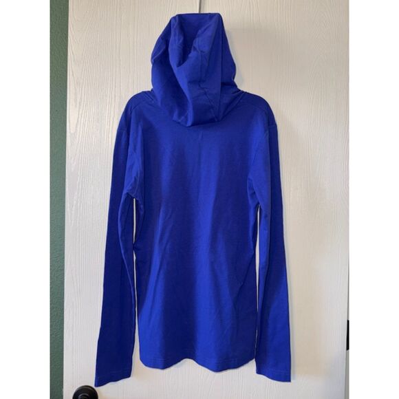 Mountain Hardwear Purple Long Sleeve Base Layer W/ Hood Womens Lg - Picture 3 of 6